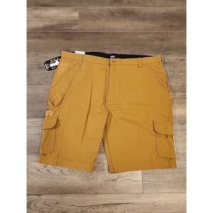 NWT Dickies Ultimate Ripstop Cargo Shorts Men's Size 44 BROWN Relaxed Fit